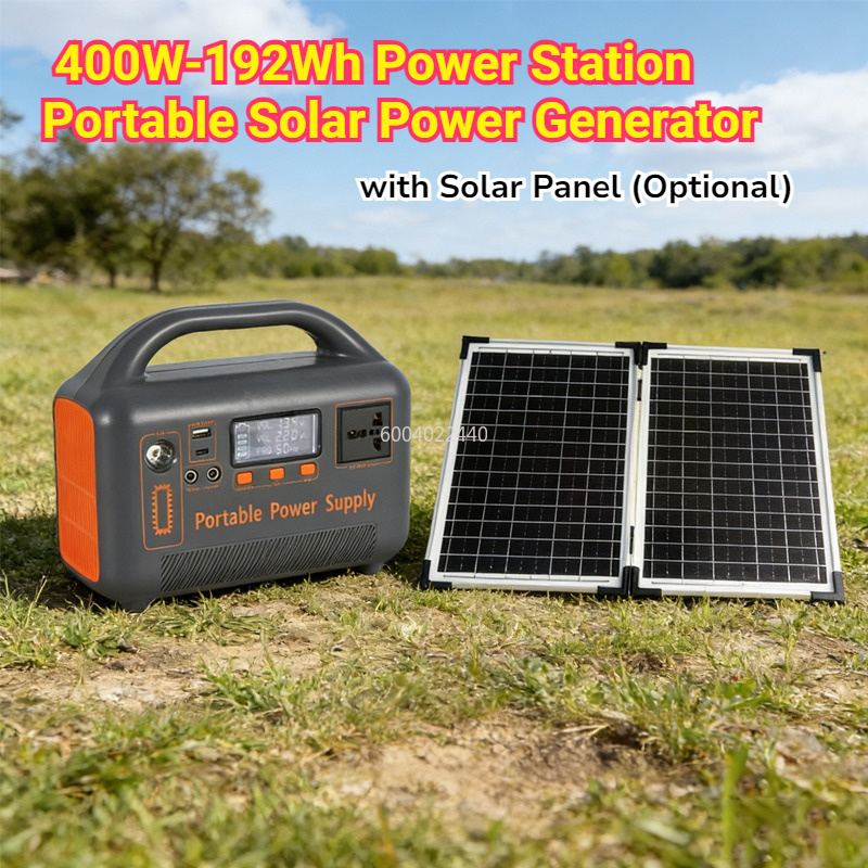 Solar Emergency Charger - 400W Taşınabilir Güç İstasyonu Güneş Jeneratörü