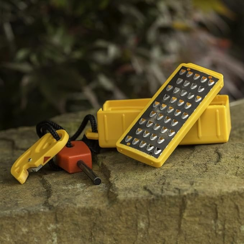 Magnesium Fire Starter - Hafif Tutkal Yapıcı ve Ateş Başlatıcı:
