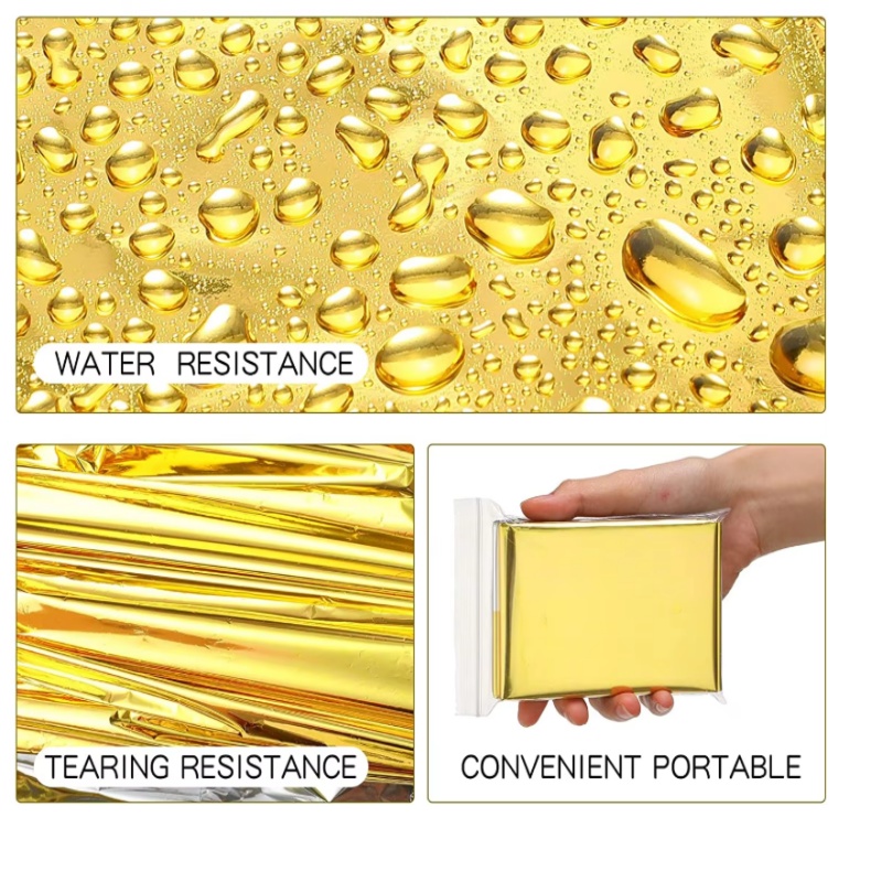 130×210 cm Altın Rengi Mylar A - Survival Blanket Reflective incelemesi ve fiyatı