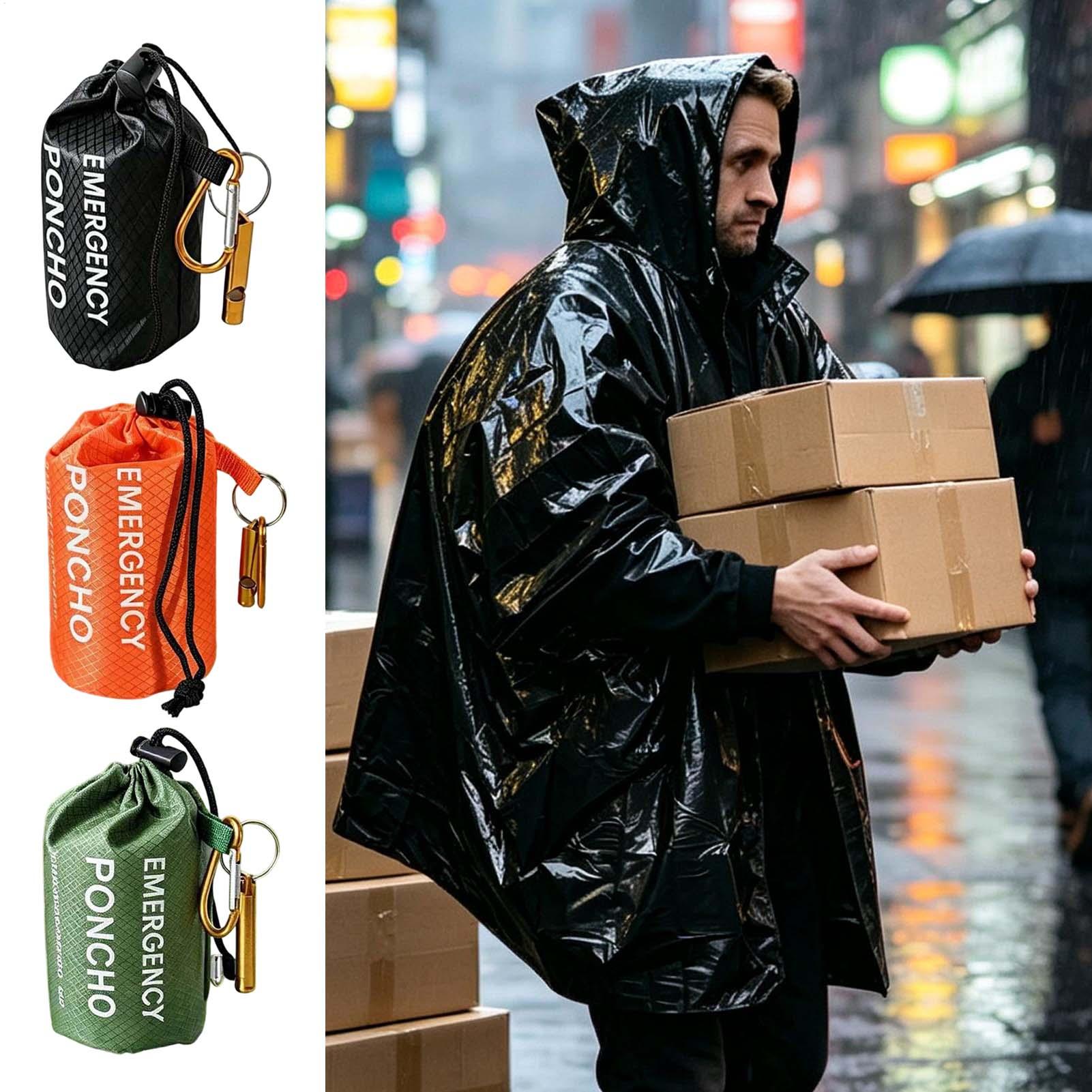 3 adet Hayatta Kalma Acil Duru - Emergency Poncho Rain incelemesi ve fiyatı